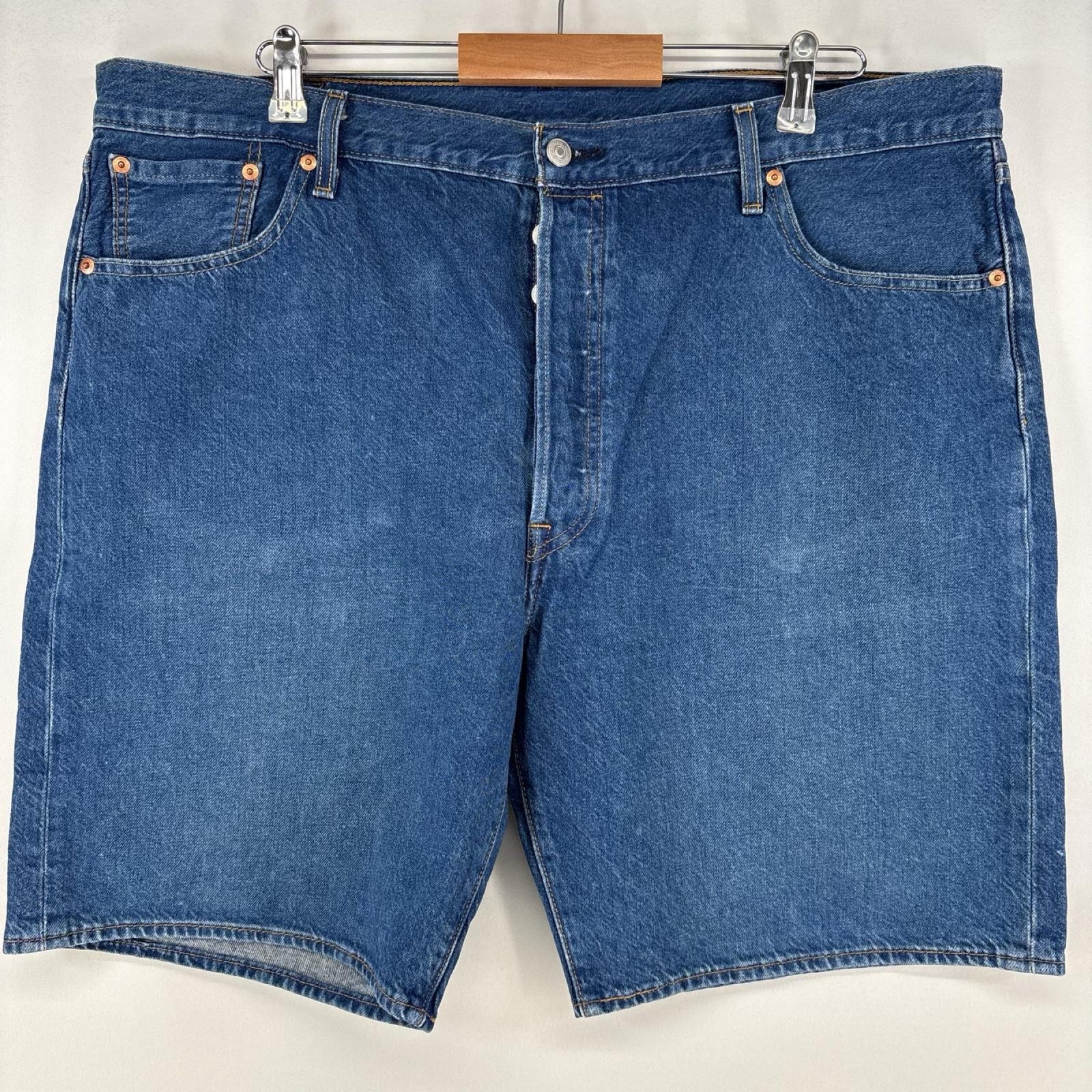 古着 リーバイス Levi's デニム ショートパンツ ストレート ボタンフライ 501 ハーフパンツ 大きいサイズ w42 L9 ブルー メンズ