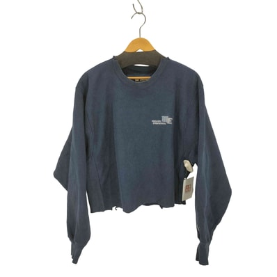 PREMIUM REVERSE WEAVE 刺繍 クロップドスウェット【1140984403813】