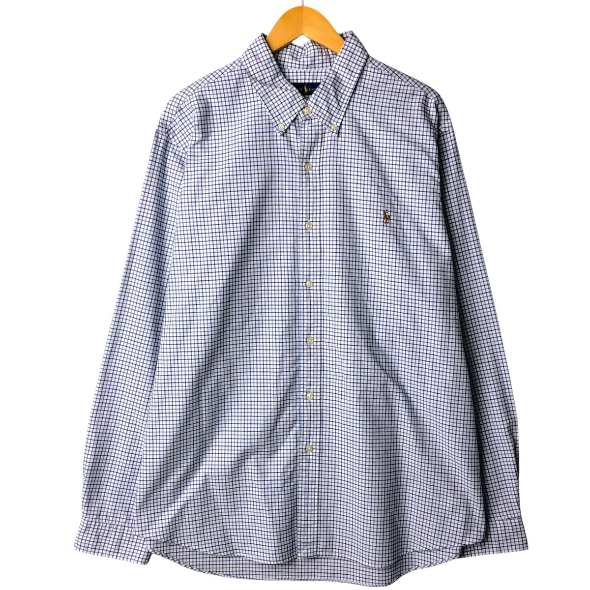 古着 ラルフローレン Ralph Lauren 長袖 ボタンダウンチェックシャツ メンズXXL相当/eaa570114