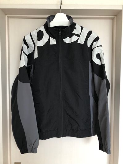 Supreme Shoulder Logo Track Jacket "Black"