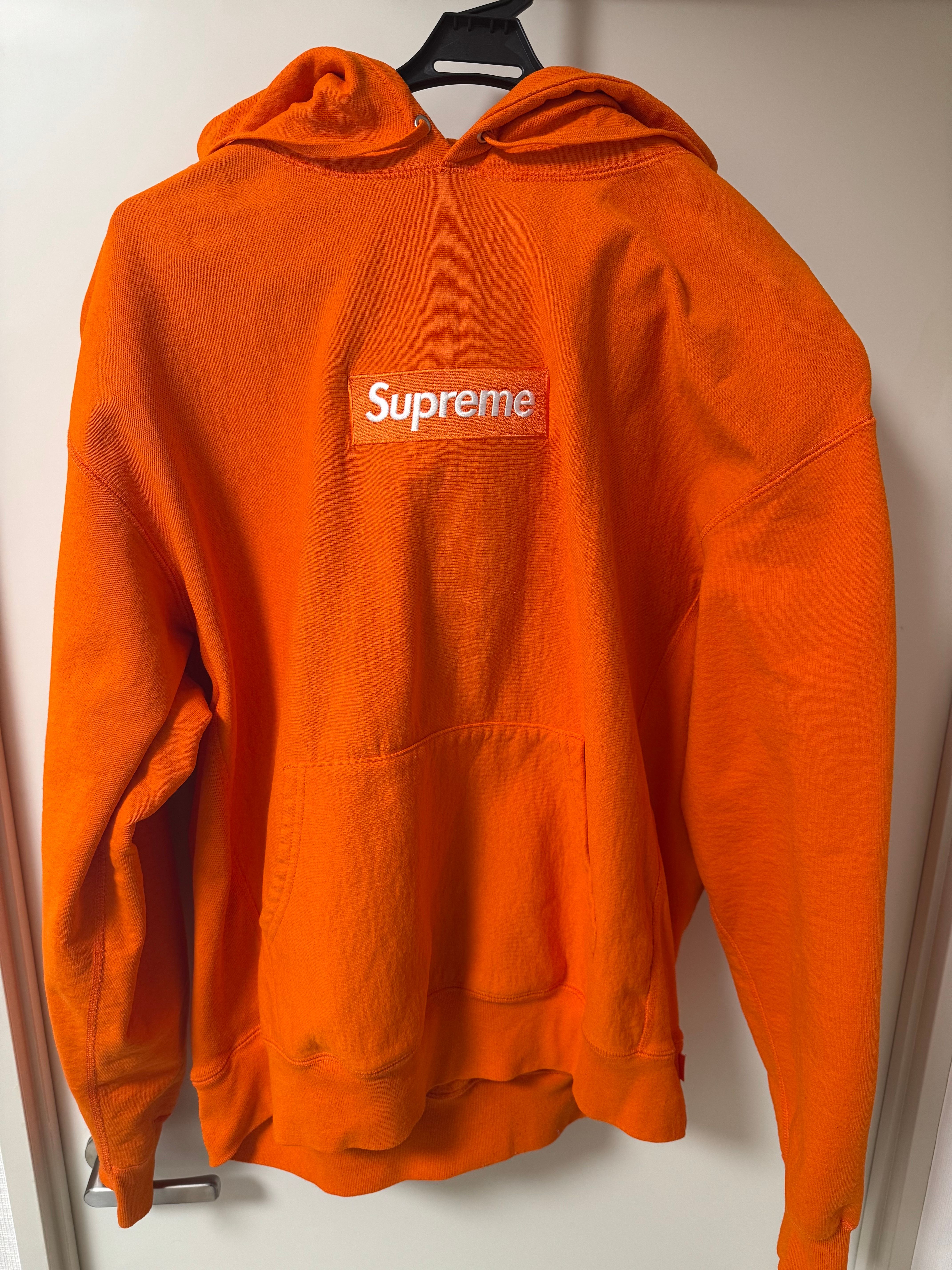 Supreme Box Logo Hooded Sweatshirt "Orange" (24FW)