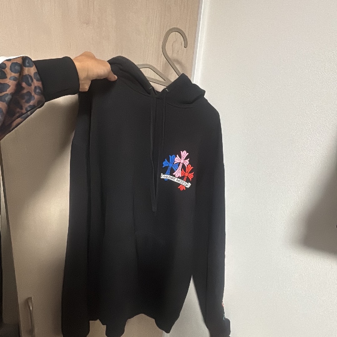 Chrome Hearts Multicolor Pullover Hoodie "Black"