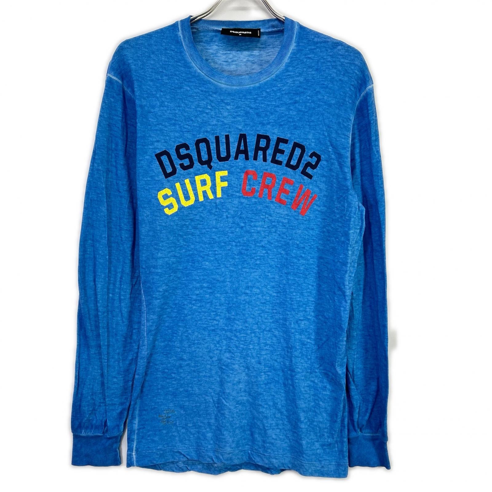 ディースクエアード S74GD0079 S21995 ブルー SURF CREW M