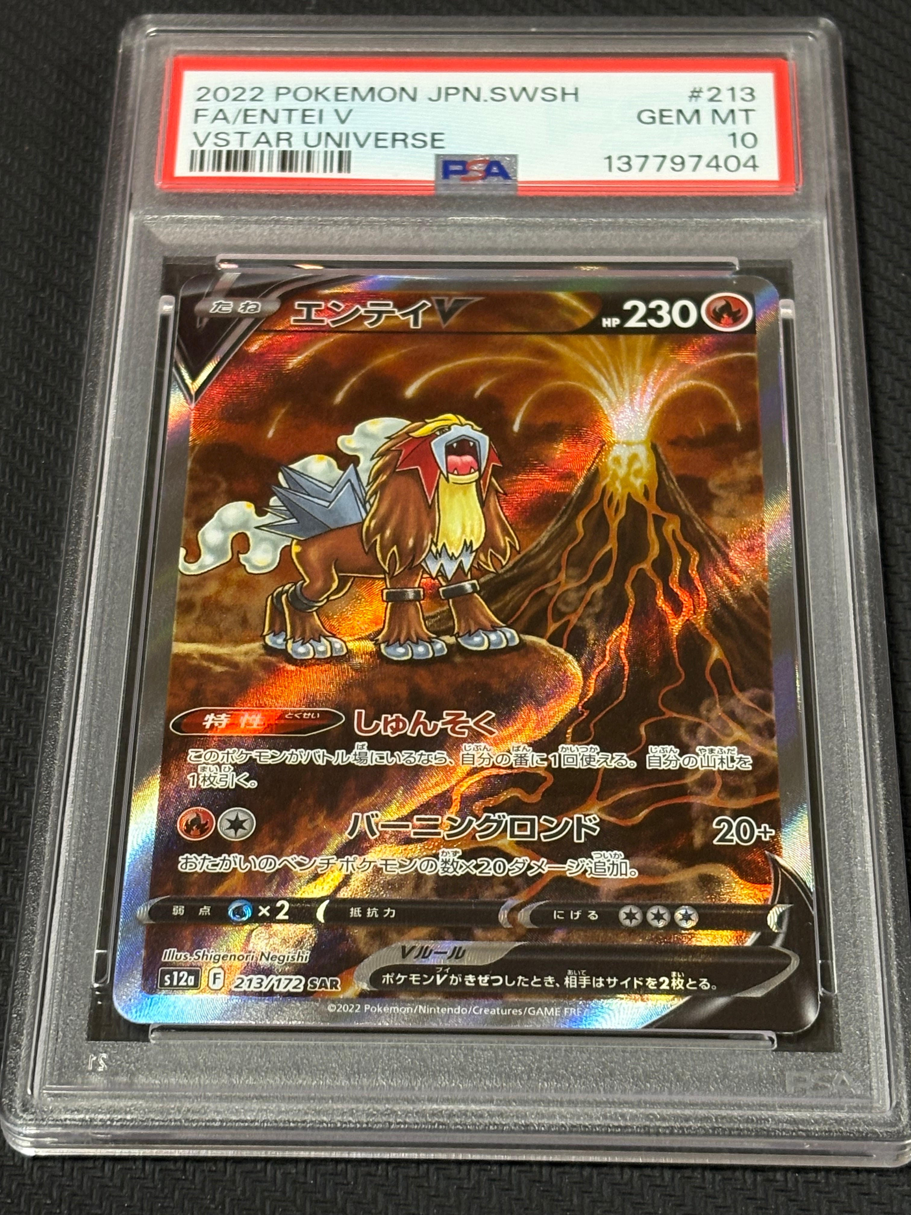 エンテイV SAR[s12a 213/172](ハイクラスパック「VSTARユニバース」)