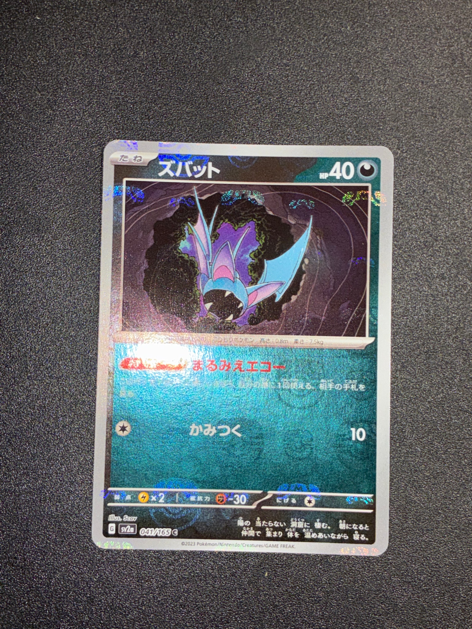 ズバット C: マスターボールミラー[SV2a 041/165](強化拡張パック「ポケモンカード151」)