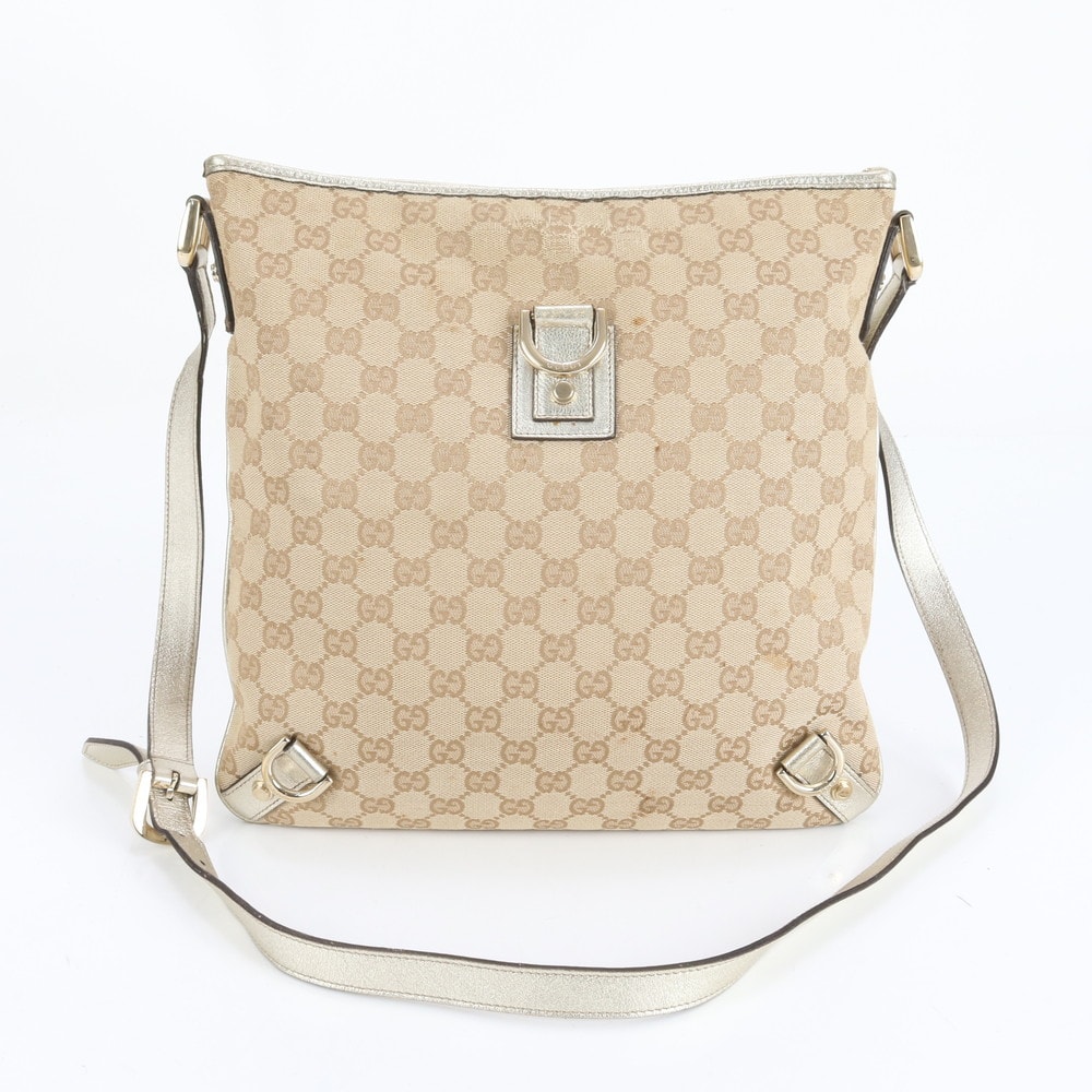 ■極美品 グッチ GGキャンバスアビー 131326 ショルダーバッグ