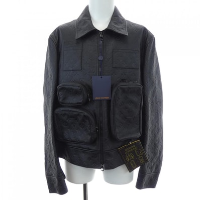 ルイヴィトン LOUIS VUITTON モノグラムエンボスユティリティジャケット HIL46EQXS レザージャケット