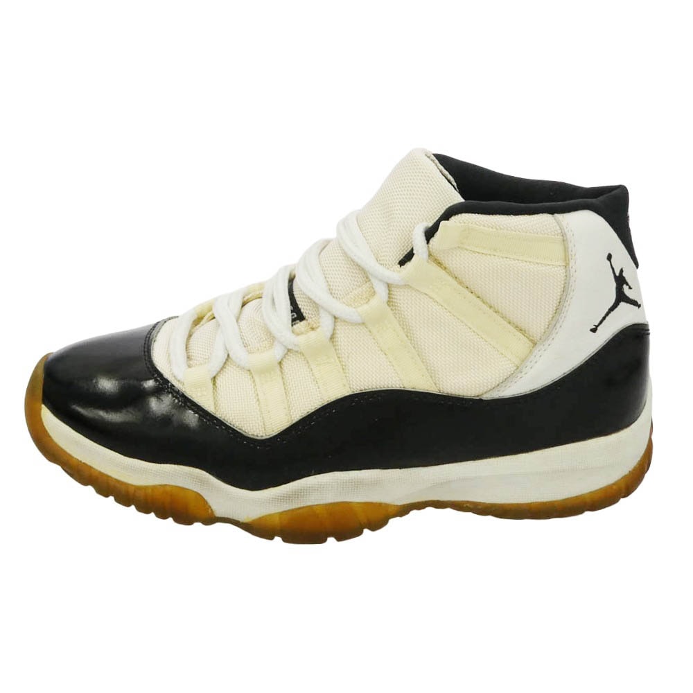 NIKE ナイキ 130245-101 【観賞用】Air Jordan 11 AJ11 OG Concord 1995 エアジョーダン11 OG コンコルド ハイカット スニーカー ホワイト系 ブラック系 27.5cm【中古】