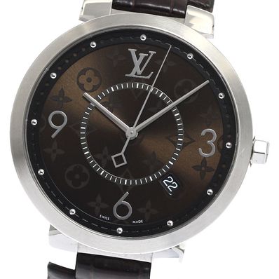 ルイ・ヴィトン タンブールスリム モノグラム QA005 メンズ 【中古】