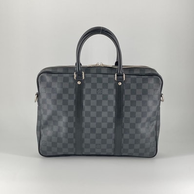 LOUIS VUITTON(ルイ・ヴィトン) ポルトドキュマン ヴォワヤージュPM ハンドバッグ ブラック