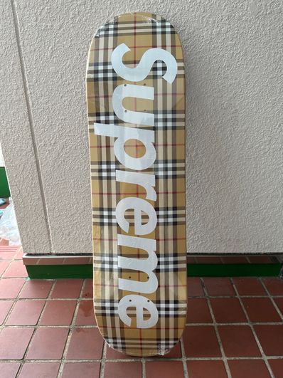 Supreme / Burberry Skateboard "Beige"