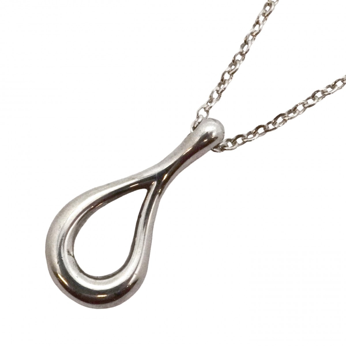 【6jcb0652】ティファニー ネックレス オープンティアドロップ シルバー925【中古】レディース