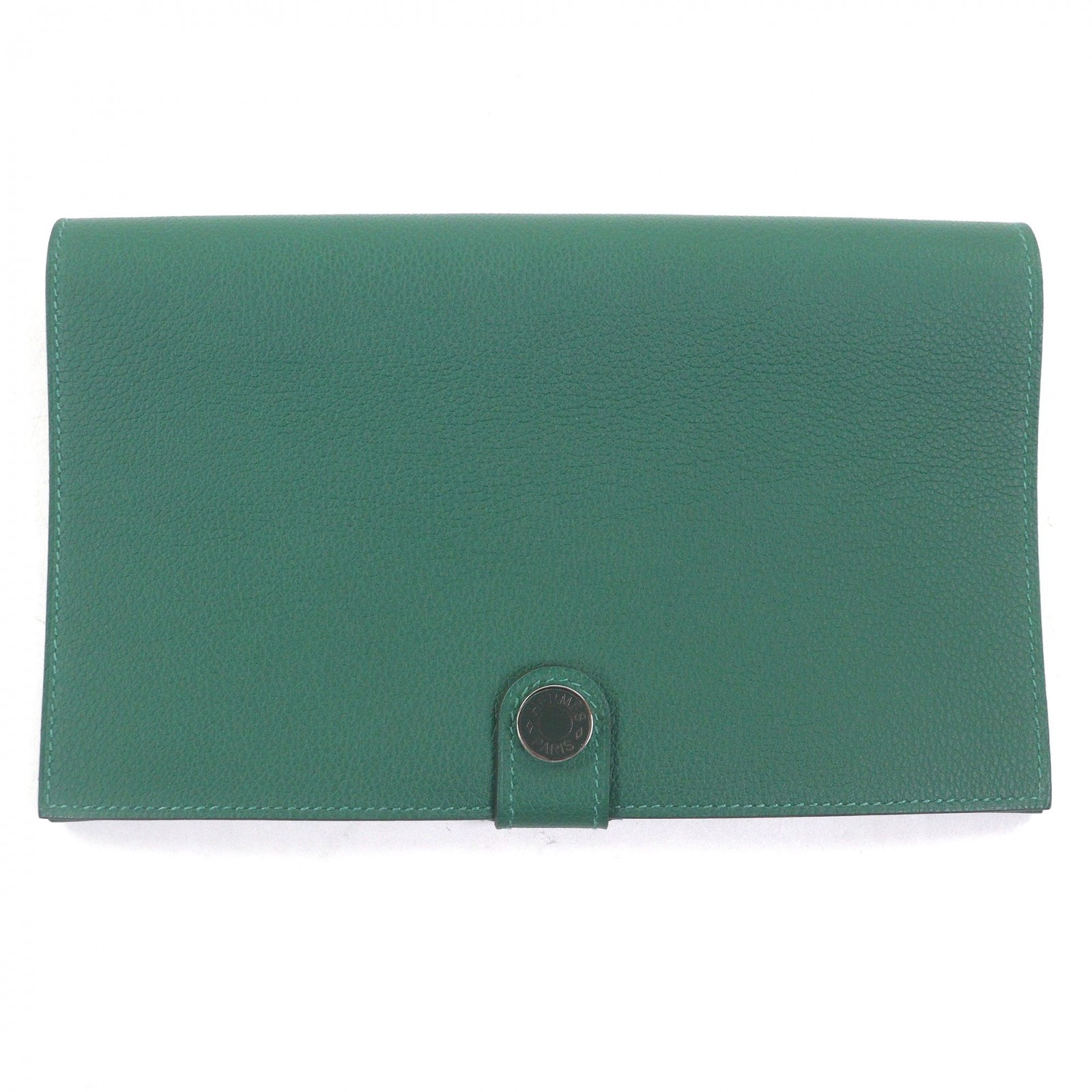 極美品 エルメス 長財布 R.M.S トゥタンマン ヴェールモワイヤン メンズ