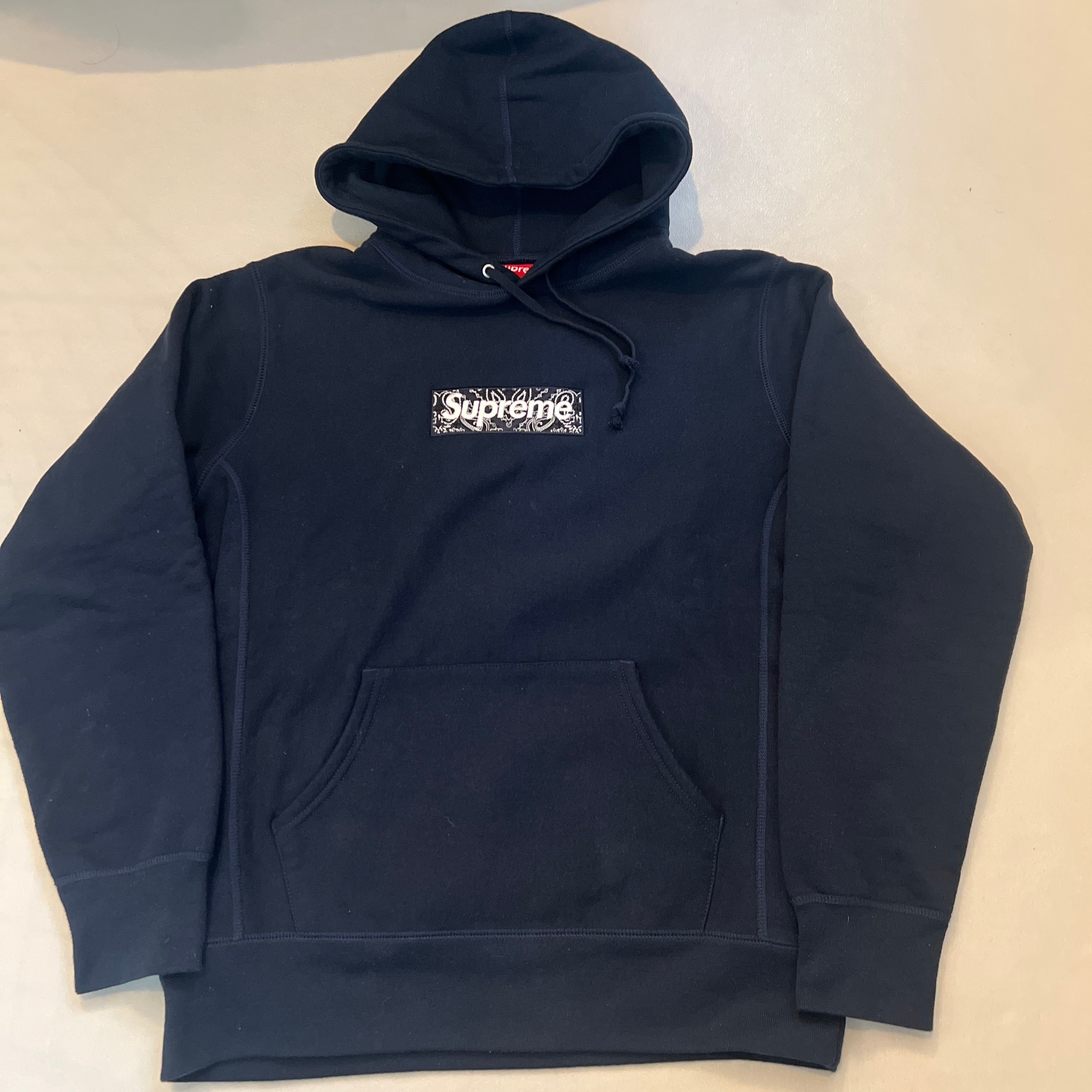 Supreme Bandana Box Logo Hooded Sweatshirt 
