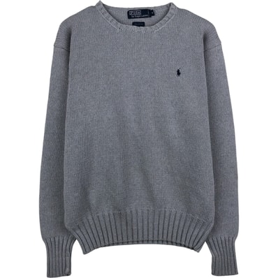 古着 ラルフローレン Ralph Lauren POLO by Ralph Lauren コットンニットセーター メンズM相当/eaa547888