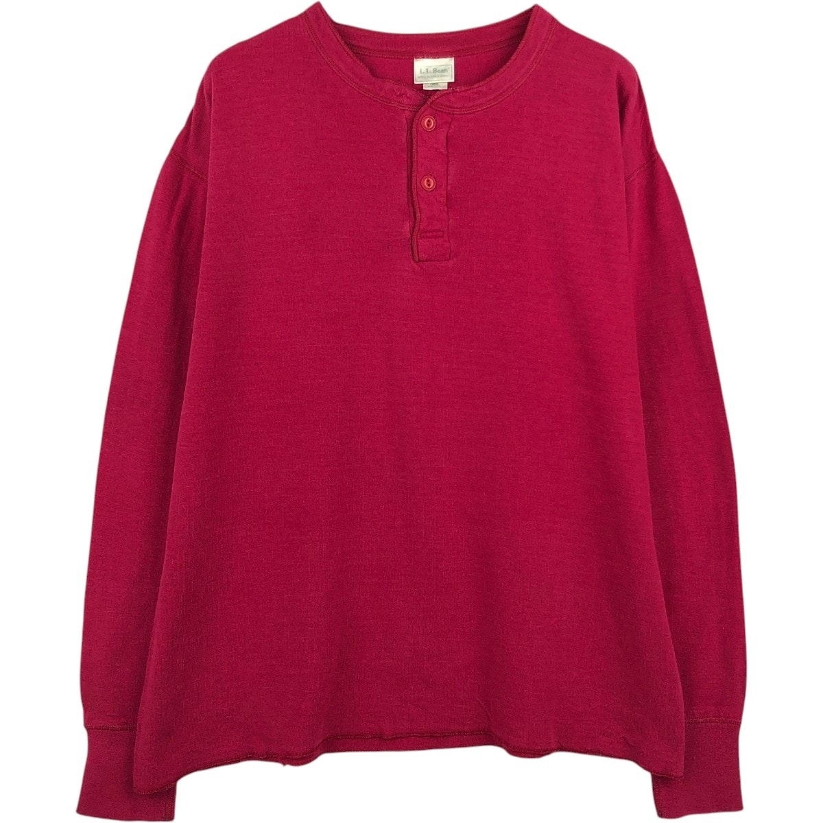 古着 エルエルビーン L.L.Bean ヘンリーネック ロングTシャツ ロンT USA製 メンズL相当/eaa684649