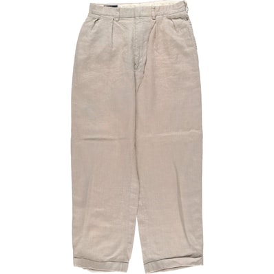 古着 90年代 ラルフローレン Ralph Lauren POLO by Ralph Lauren ツータック スラックスパンツ USA製 メンズw29相当 ヴィンテージ/eaa574442