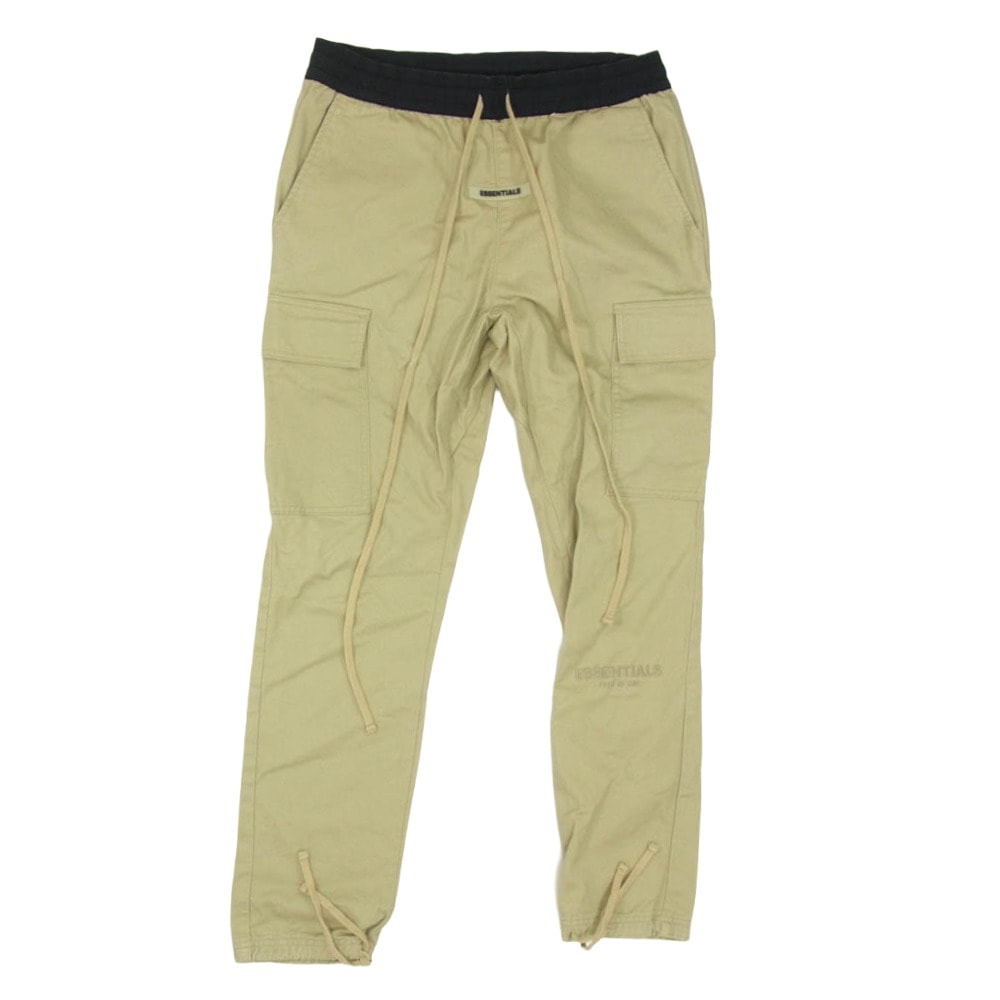 FEAR OF GOD フィアオブゴッド ESSENTIALS エッセンシャルズ チノ イージー カーゴ パンツ ブラウン系 S【中古】