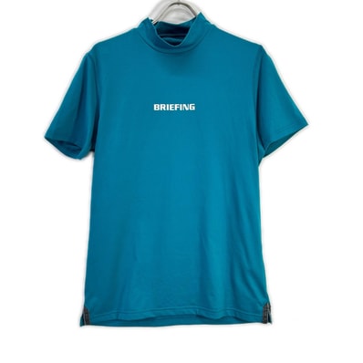 ブリーフィング BBG221M05 ブルー ハイネック ストレッチ Tシャツ M