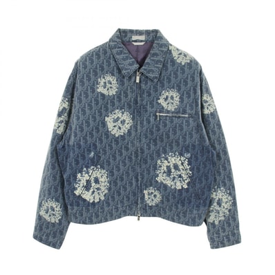 ディオール Dior DENIM TEARS デニムティアーズ オブリーク デニムジャケット 衣料品 アウター コットン メンズ ブルー系 【中古】