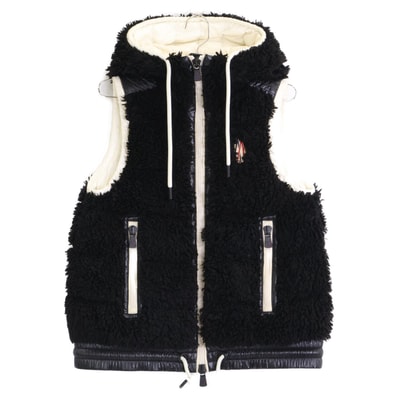 モンクレール GRENOBLE グルノーブル MAGLIA GILET マリア ギレ ボア ダウンベスト XS