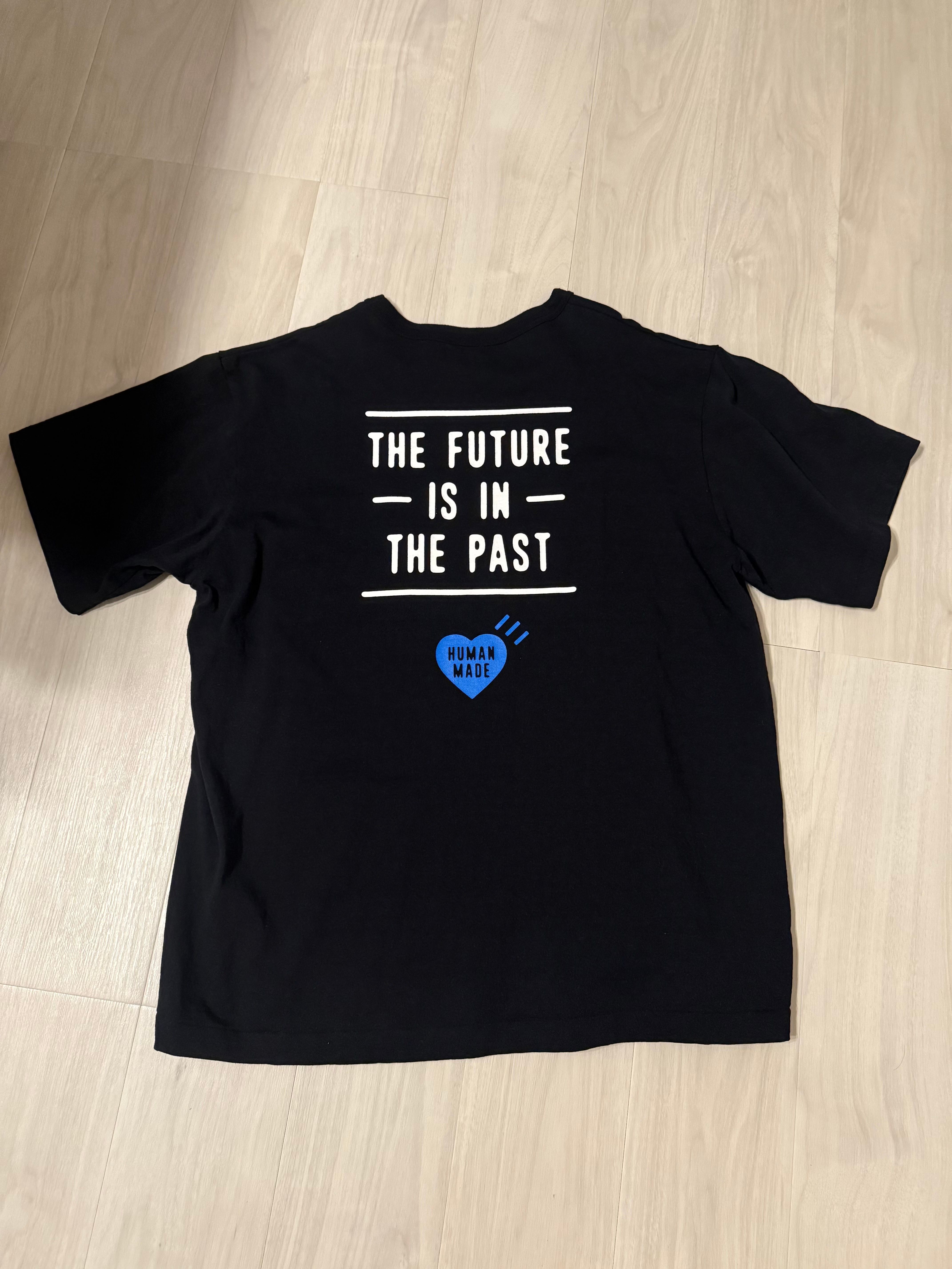 HUMAN MADE Stores Exclusive Heart Pocket T-Shirt Offline Store "Black/Blue"