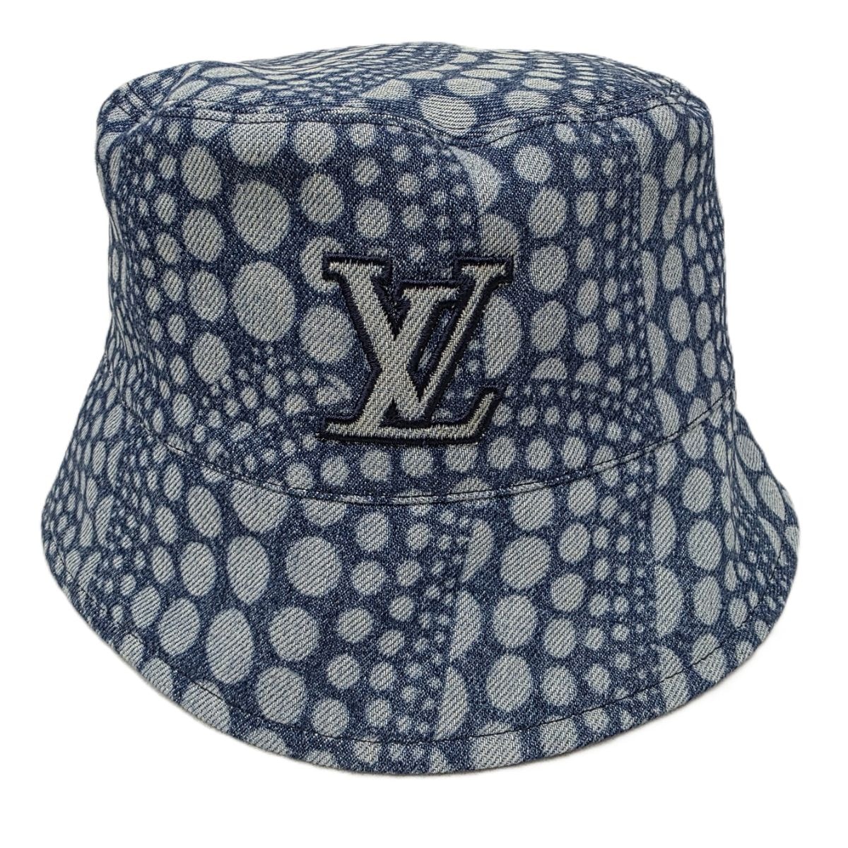 Louis Vuitton x Yayoi Kusama Pumpkin Bucket Hat "Denim"