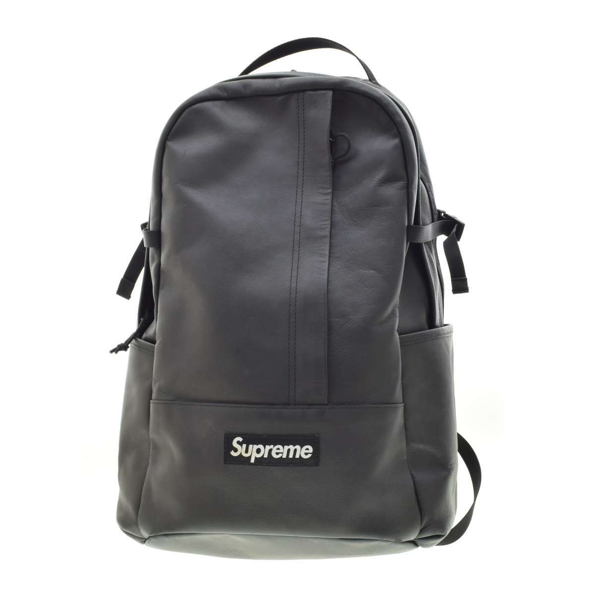 Supreme Leather Backpack "Black"