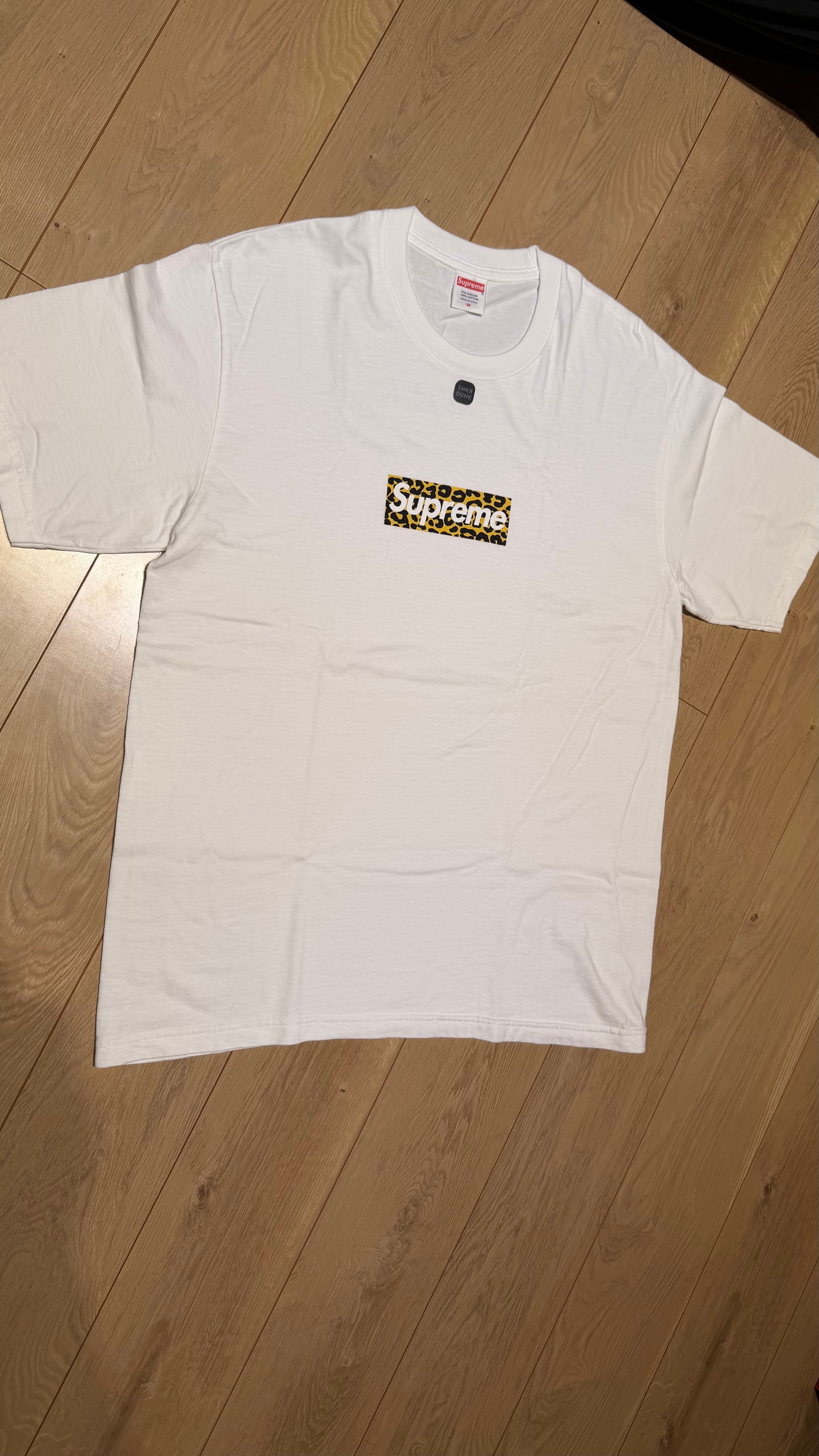 supreme Shanghai Box Logo Tee Leopard