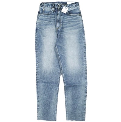 新品 HYKE ハイク 日本製 TAPERED UWB 13oz カットオフテーパードデニムパンツ 13168 - 6928 28 USED WASH BLUE 定価31,900円 ジップフライ ジーンズ ボトムス g23054