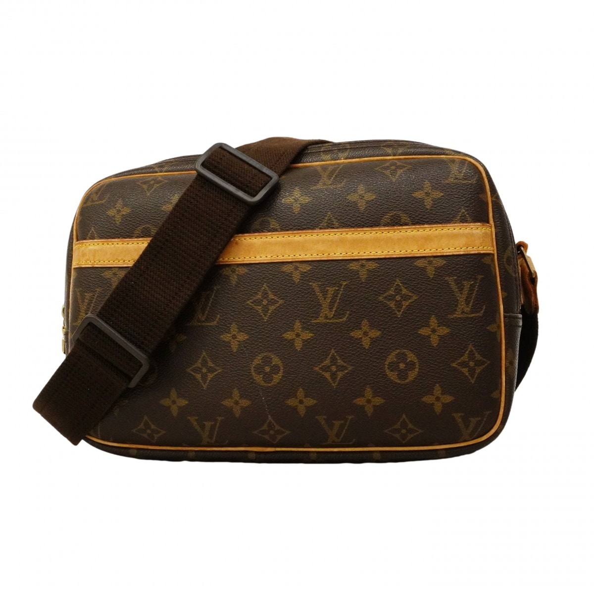 ★最終価格【6cc4173】ルイヴィトン ショルダーバッグ モノグラム リポーターPM  M45254 ブラウン【中古】レディース