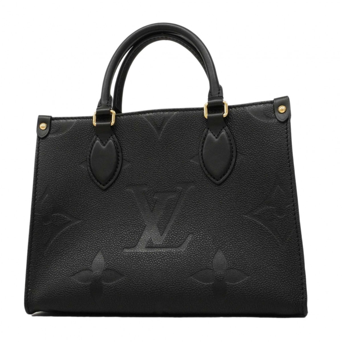 【6dd4942】ルイヴィトン ハンドバッグ モノグラム・アンプラント オンザゴ―PM M45653 ノワール【中古】レディース