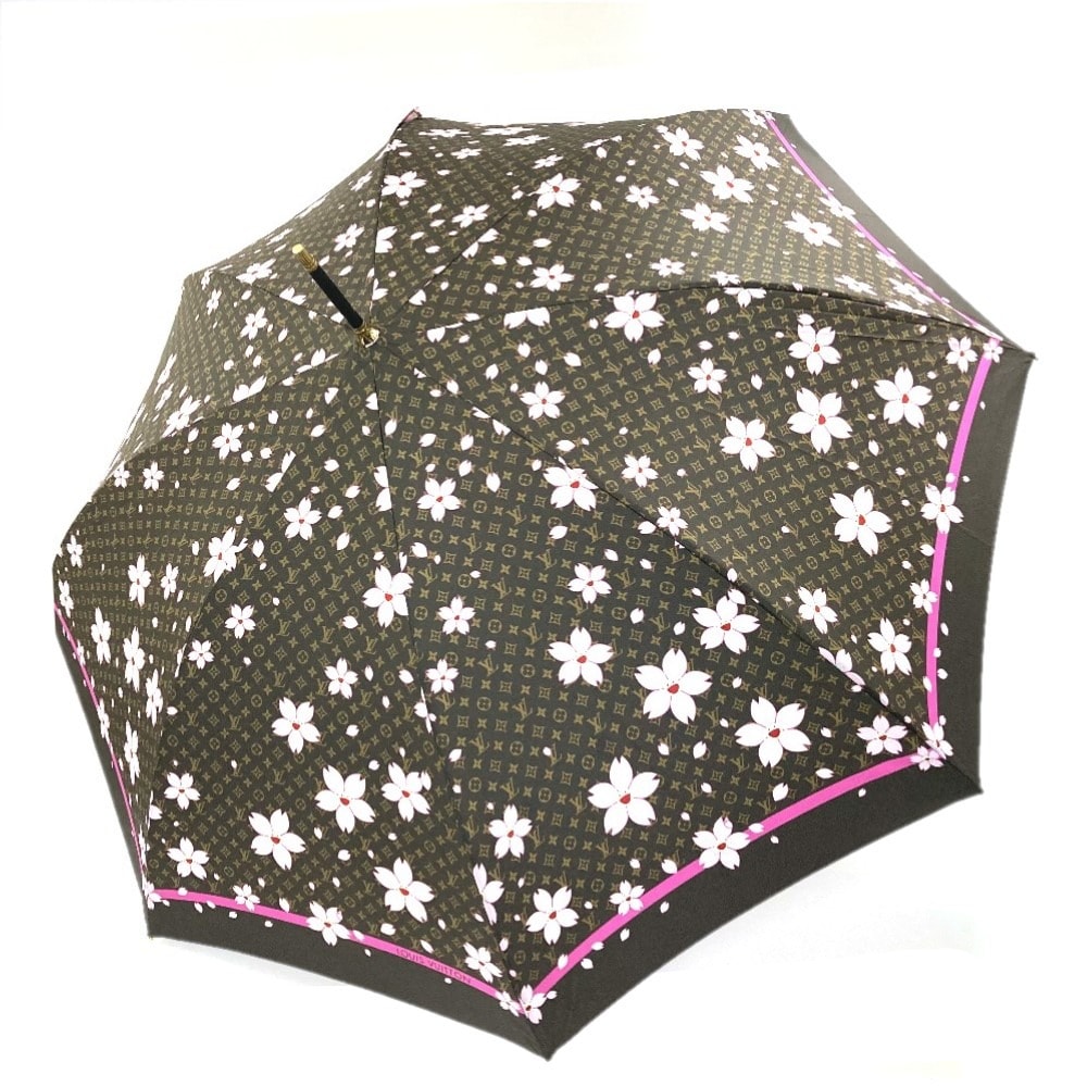 ルイヴィトン LOUIS VUITTON バラブリュイ パラソル M92030 モノグラム チェリーブロッサム 桜 村上隆 長傘 アンブレラ 傘 ポリエステル ピンク