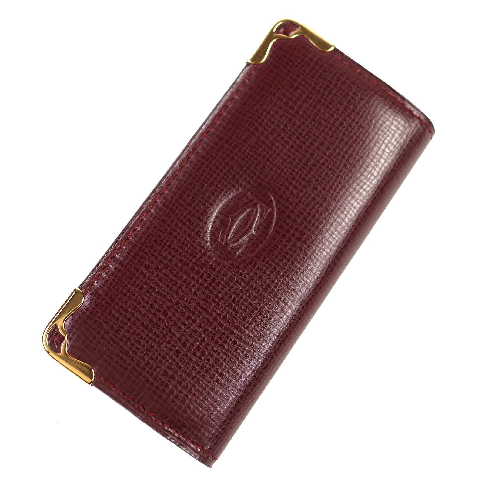 未使用保管品 カルティエ マストライン 4連 キーケース ボルドー 箱