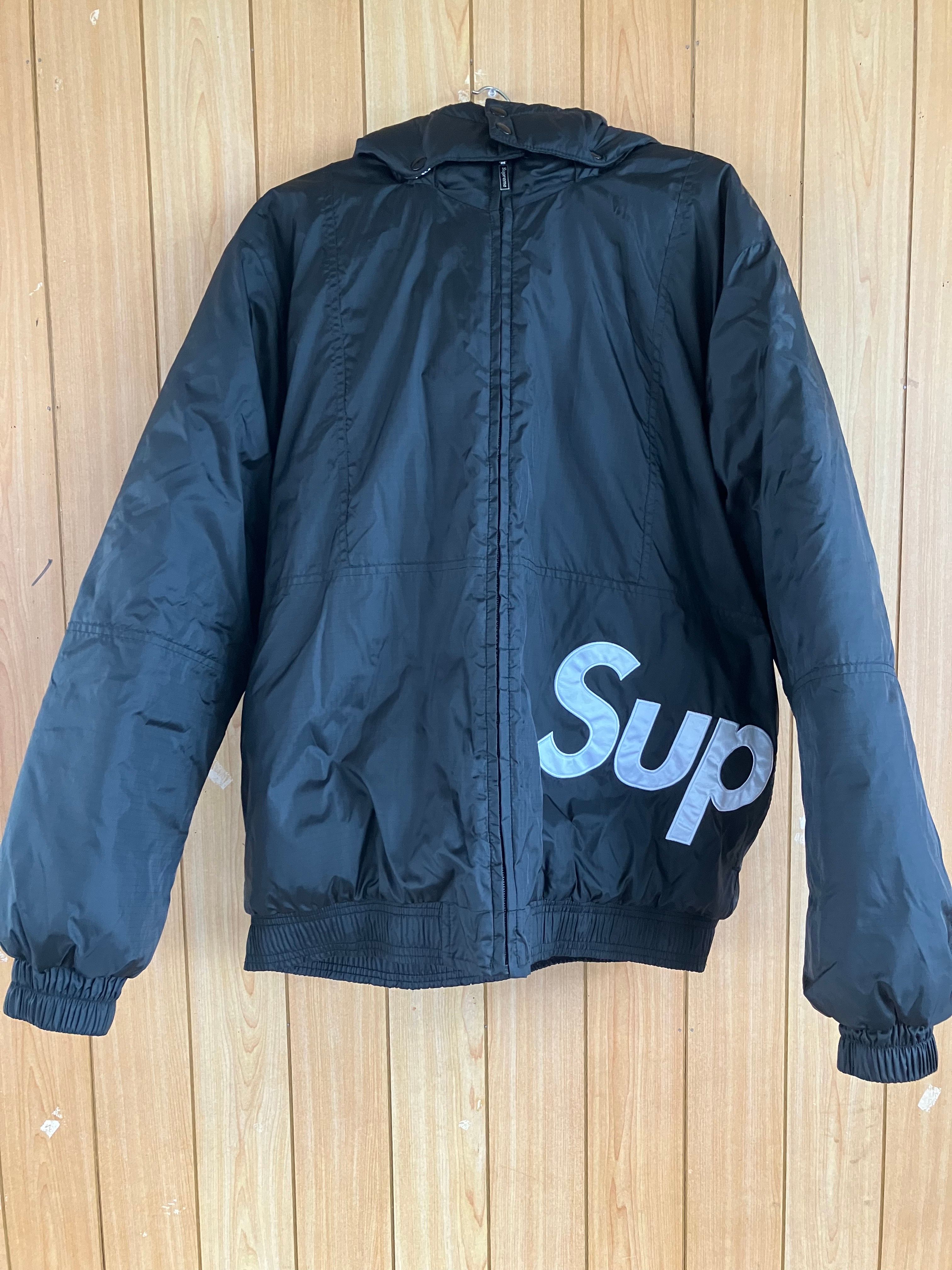 Supreme Sideline Side Logo Parka "Black"