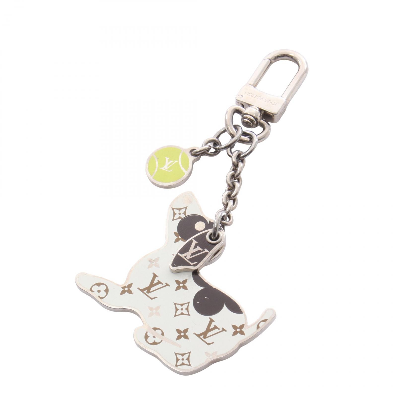 ルイ・ヴィトン LOUIS VUITTON ビジューサック LVドッグ チャーム アクセサリー メタル シルバー レディース ホワイト系 / シルバー系 / マルチカラー M00747 【中古】