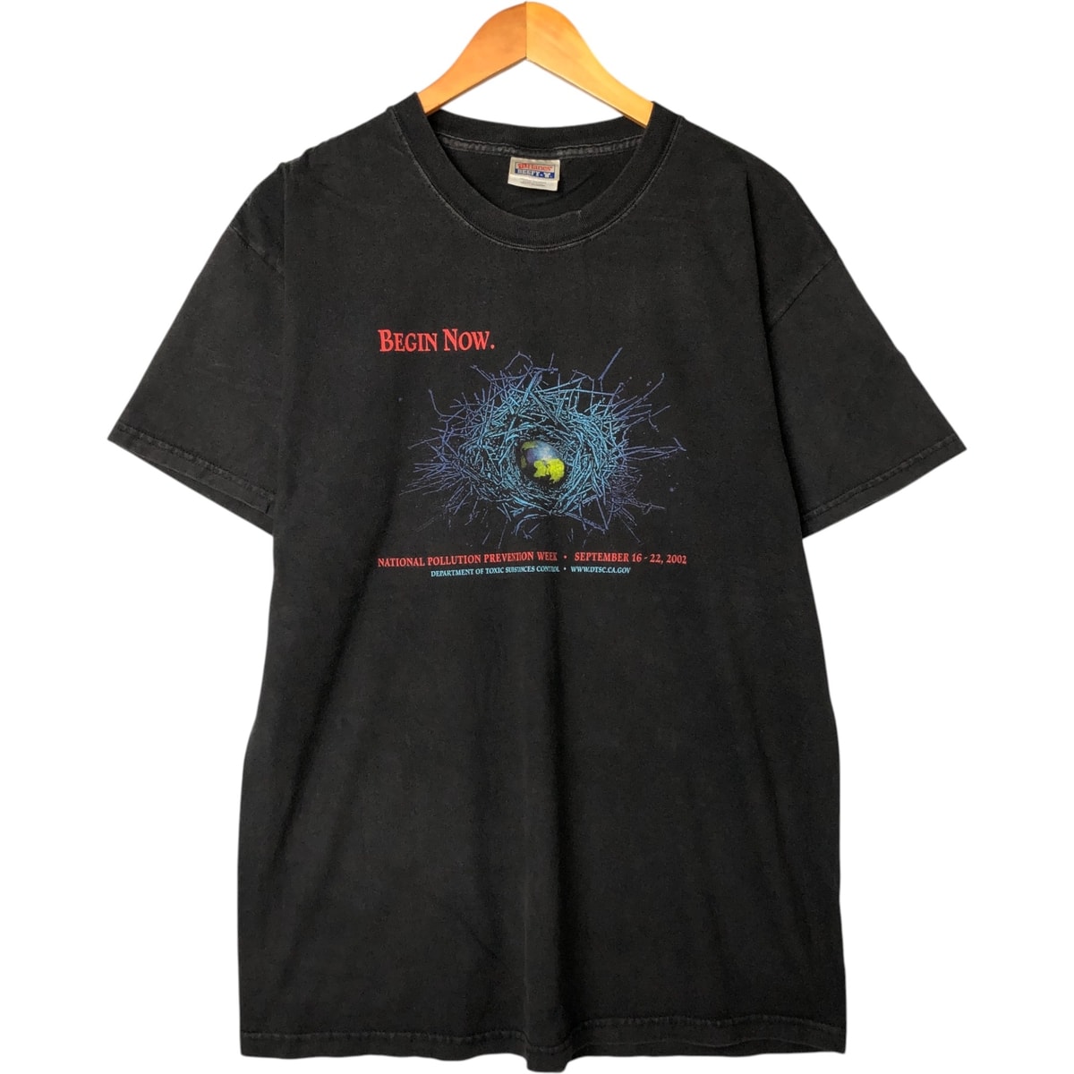 古着 90年代 ヘインズ Hanes BEEFY-T プリントTシャツ メンズL相当 ヴィンテージ/eaa579372