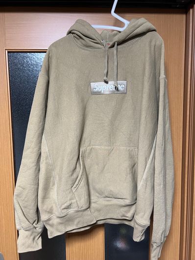 Supreme Box Logo Hooded Sweatshirt "Dark Sand" (23FW)