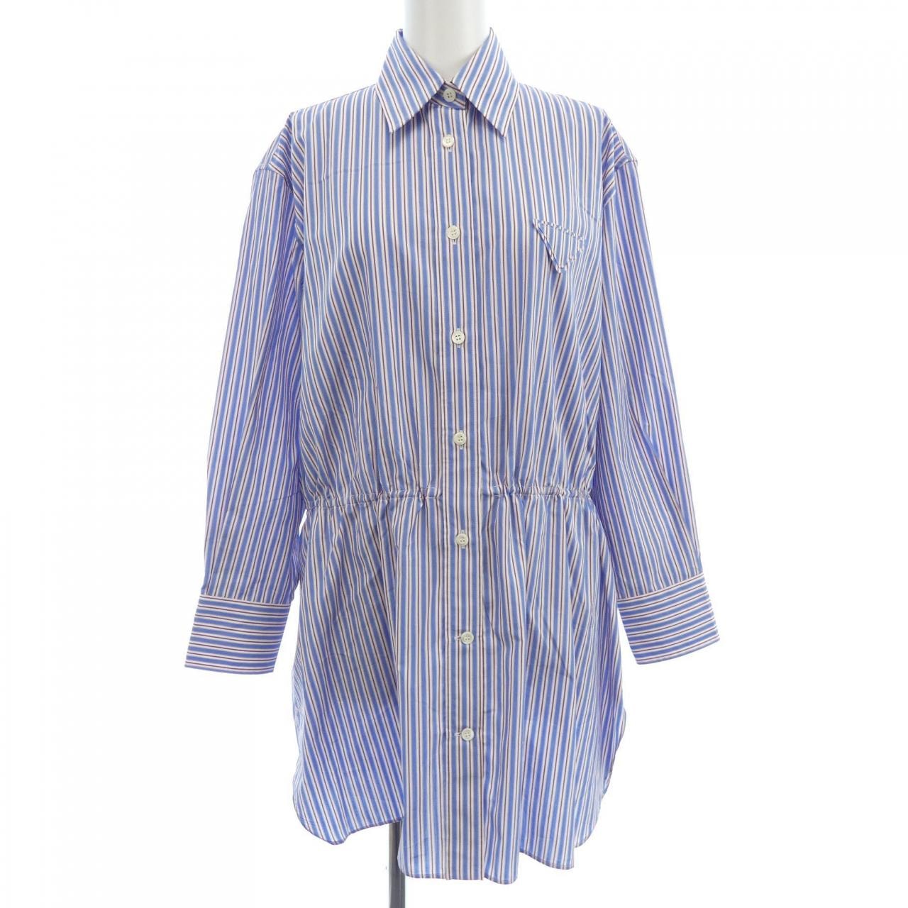 プラダ PRADA ストライプ ポプリン シャツ P488HG SOOO 16PF シャツ