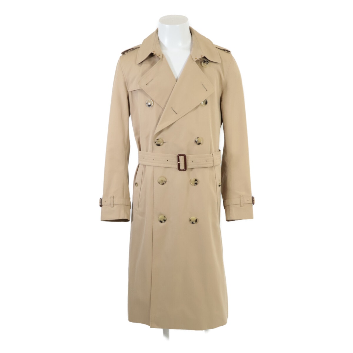 未使用に近い】バーバリー 8058334 ケンジントン トレンチコート 46の  