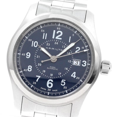 ハミルトン カーキ フィールド デイト H706050 メンズ 【中古】