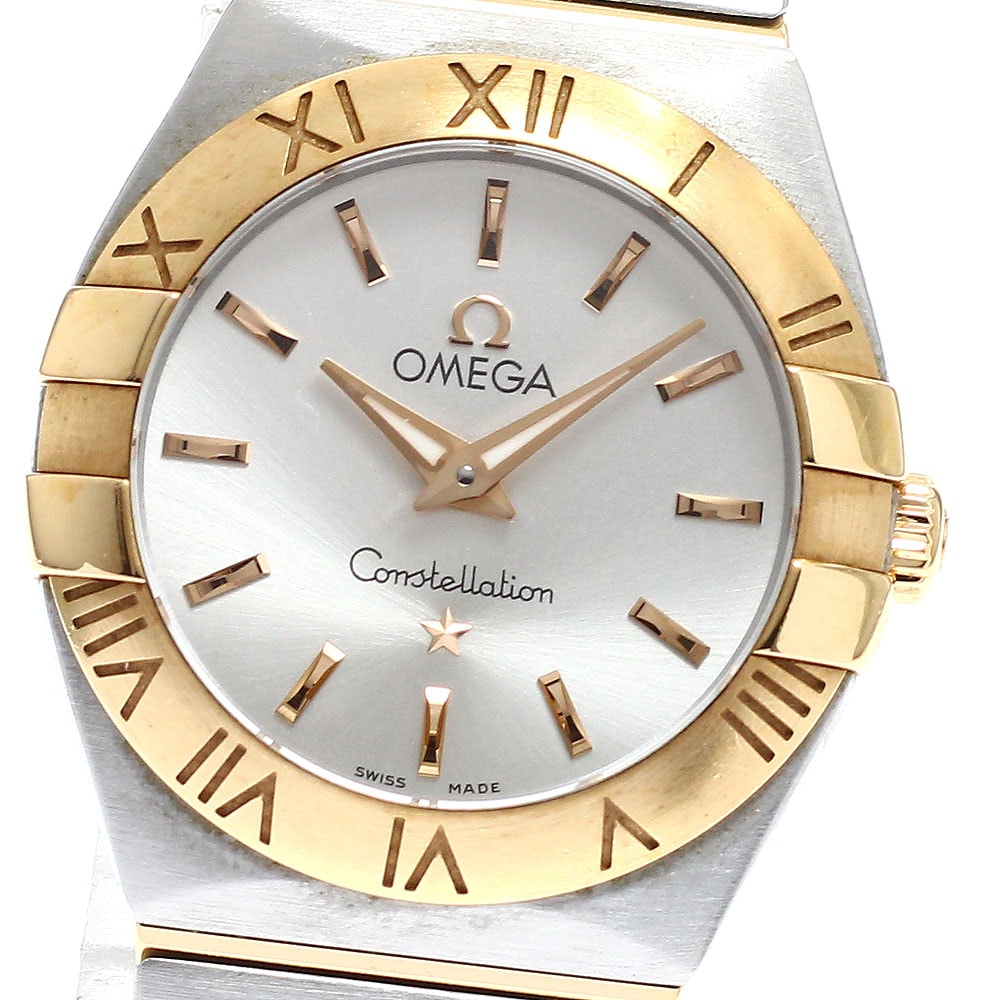 オメガ コンステレーション ブラッシュ コンビ レディース 【中古】