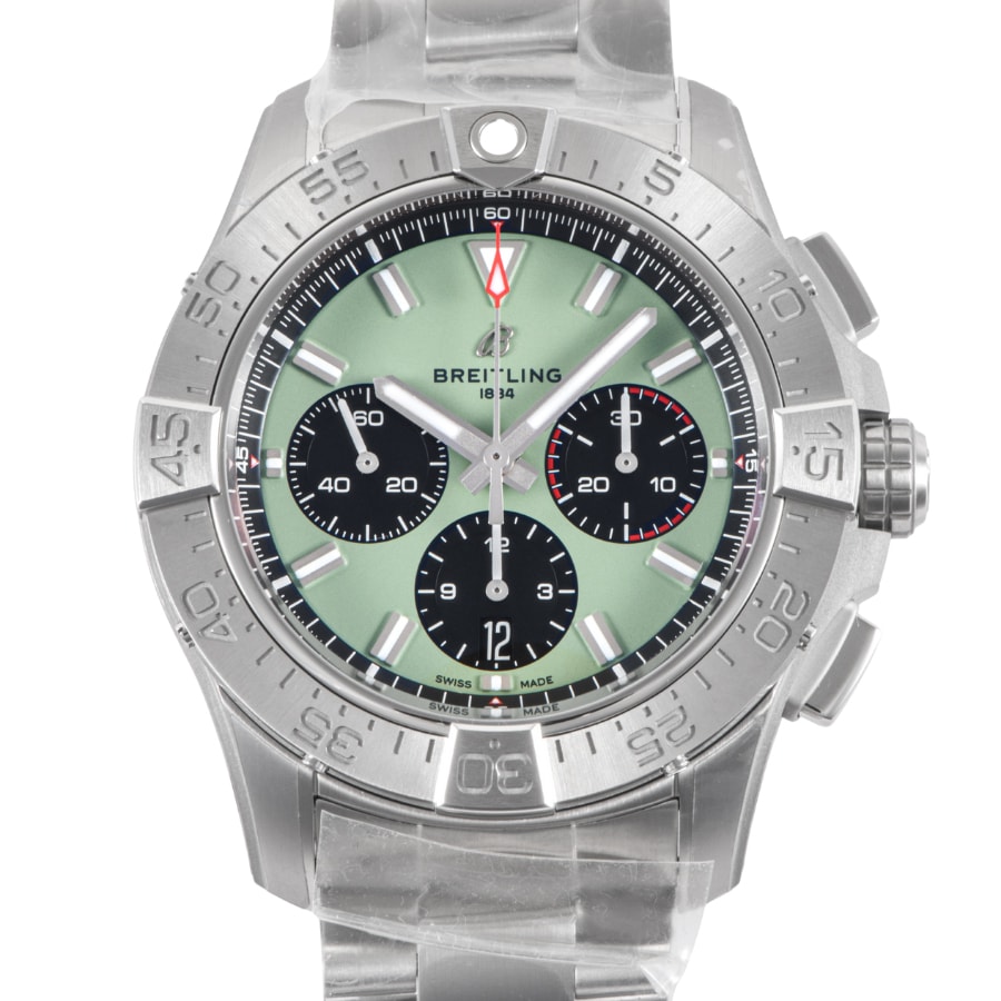 【未使用】BREITLING ブライトリング アベンジャー B01 クロノグラフ 44 AB0147101L1A1 ステンレススチール【中古】