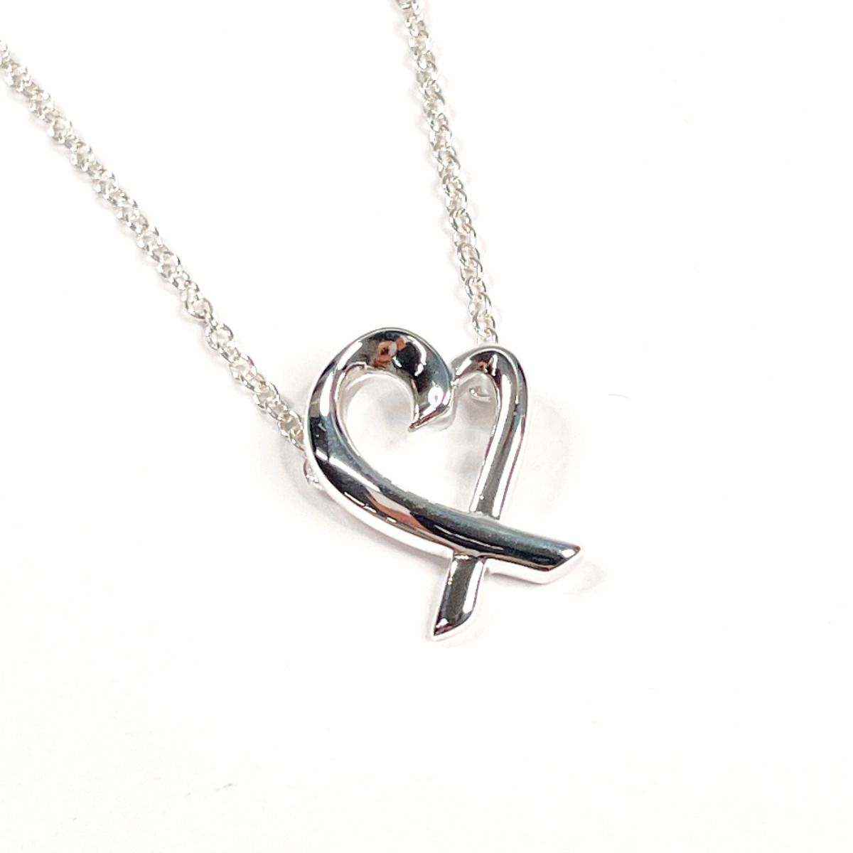 ティファニー ネックレス ラビングハート パロマピカソ シルバー