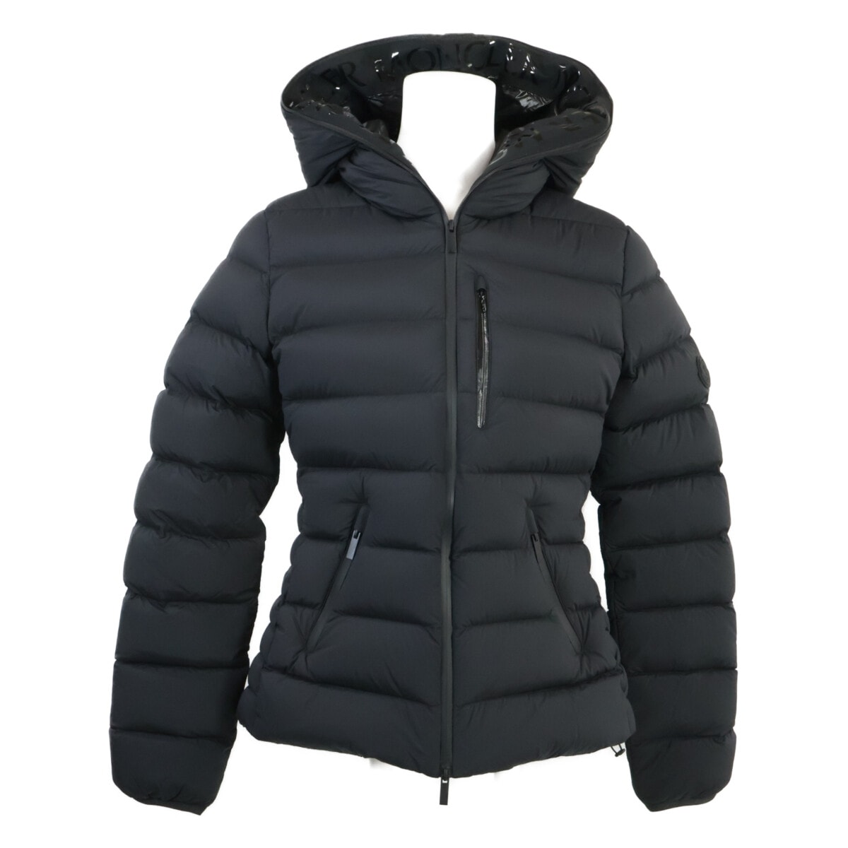 モンクレール 23年製 HERBE/エルブ ナイロン フーデッドショートダウンジャケット 0