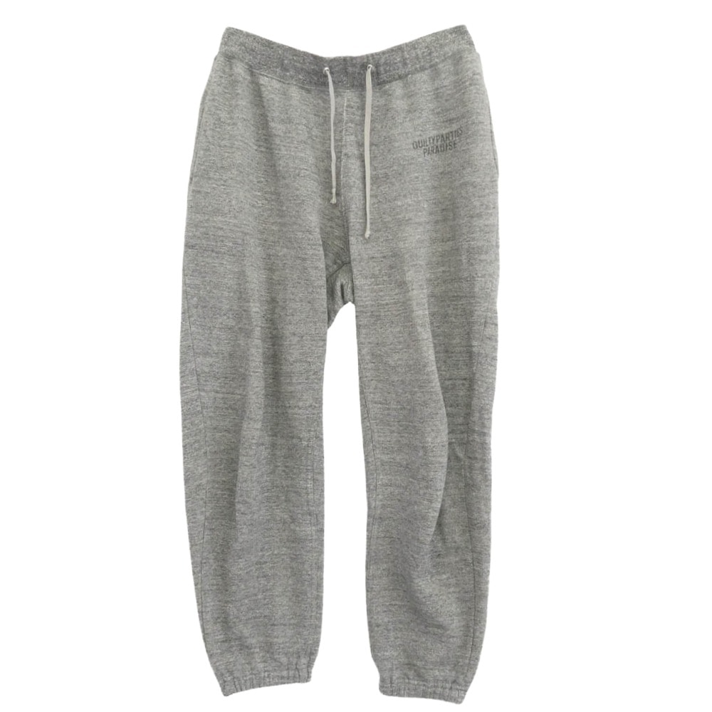 WACKO MARIA ワコマリア パンツ SWEAT PANTS ロゴ スウェット ジョガー パンツ グレー系 M【中古】