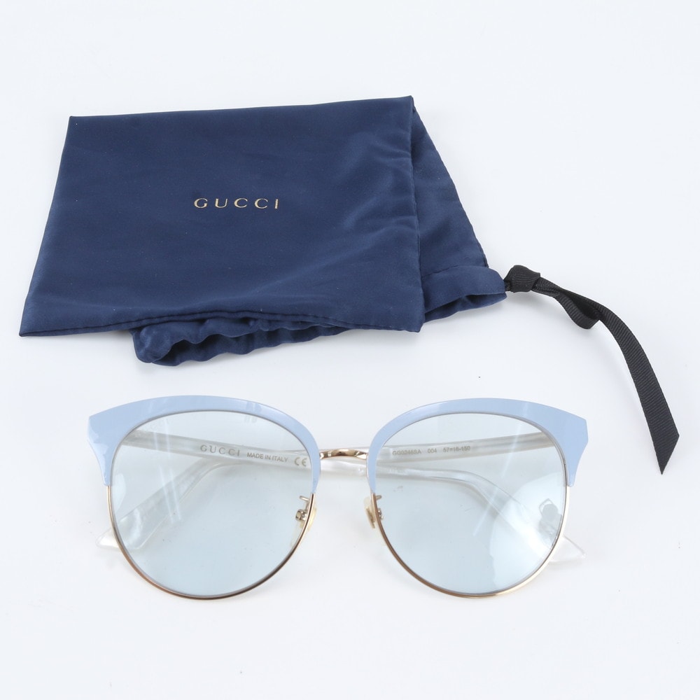 ■極美品 グッチ 57□16-150 GG0246SA サングラス