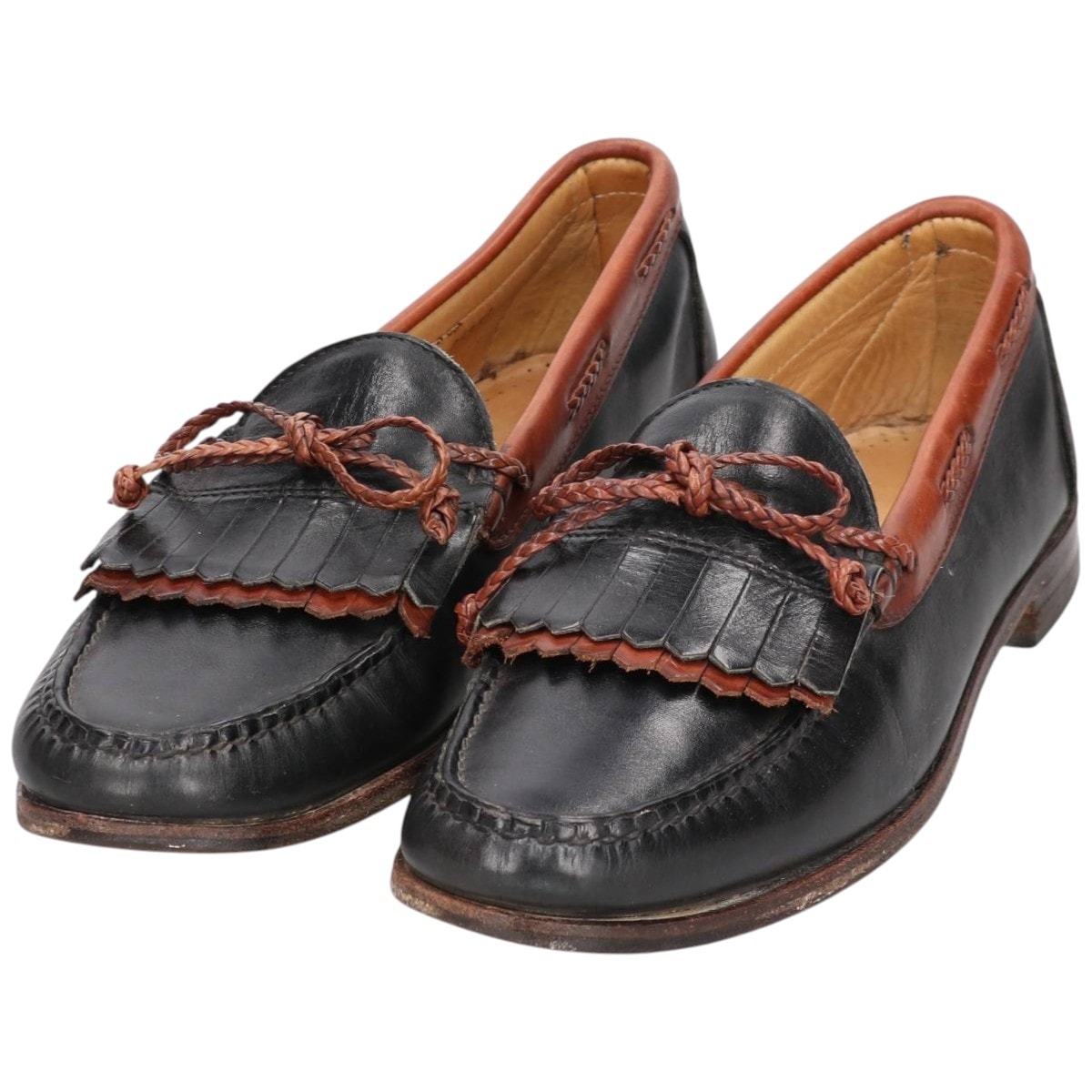 古着 80~90年代 アレンエドモンズ ALLEN EDMONDS Woodstock キルトローファー USA製 10D メンズ28.0cm相当 ヴィンテージ/saa014403