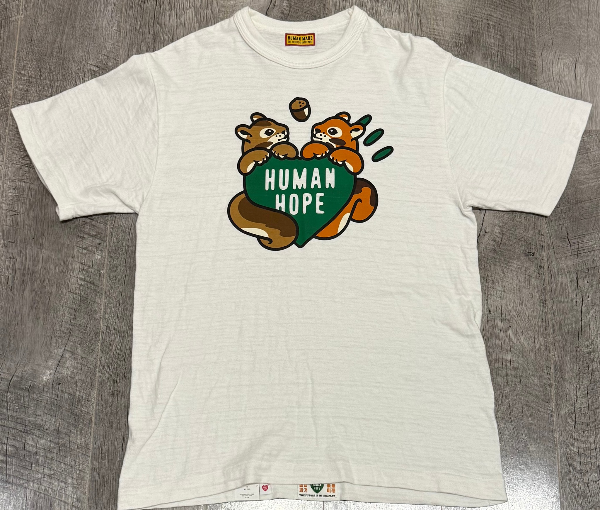HUMAN MADE x j-hope of BTS HUMAN HOPE Graphic T-Shirt "White"