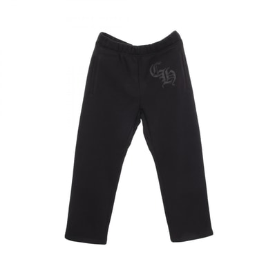 Chrome Hearts Y Not CH Applique Embroidery Sweat Pants "Black"